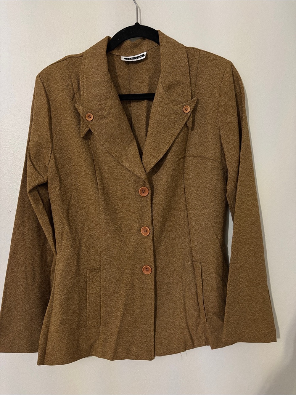 Vintage Classic Tailored Brown Women's Blazer Jacket